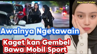 agogo Reaction ‼️ Gembel Godain Cewek cantik  agogoviolin agogo prank reaction [upl. by Eisor814]