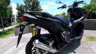 【ADV150】Install MORIWAKI Full Exhaust ZERO SUS【Exhaust sound】 [upl. by Kyd]