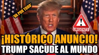 🚨MEGA ANUNCIO DE TRUMP QUE CAMBIA AL MUNDO ¡LE DECLARA LA GUERRA AL ESTADO PROFUNDO  BREAK POINT [upl. by Nikita177]