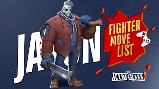 MultiVersus  Fighter Move Sets  Jason [upl. by Omoj754]