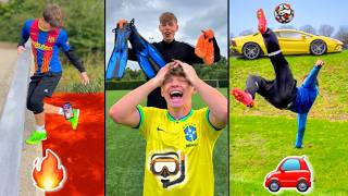 Viral Football With Emojis Compilation🔥 [upl. by Oicnaneb]