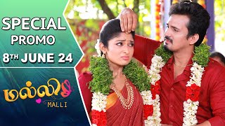 Malli Serial  Special Promo  8th June 24  Nikitha  Vijay  Saregama TV Shows Tamil [upl. by Tori]