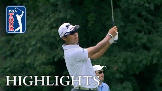 Hideki Matsuyama’s highlights  Round 3  Wyndham 2018 [upl. by Ellitnahc]