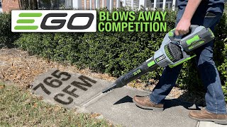 NEW EGO 765 CFM Blower Review  Most Powerful Battery Blower [upl. by Joaquin429]