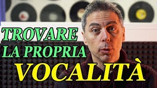 Qual è la nostra VERA VOCE Come riuscire a cantare con la propria vocalità [upl. by Schweiker650]