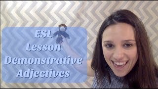 What Are Demonstrative Adjectives [upl. by Enohpets409]