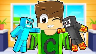 FIZ UMA BATALHA DE BONECOS NO MINECRAFT [upl. by Elleina]