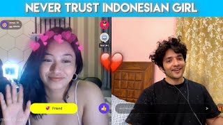 Never Trust Indonesian Girl On Omegle  Omegle India [upl. by Allerie]