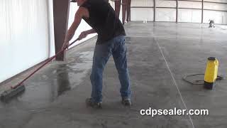 How to Sealing Concrete on A New Warehouse Floor  Sealing Concrete Floors [upl. by Columbine]