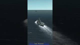 Bismarck sinks Hood in an epic duel go watch the full video on my channel navalbattles warships [upl. by Natloz328]