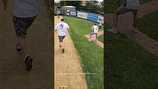 Riley Cornforth smart grab to dismiss Wojcik  Season 7 shorts cricket backyardcricket [upl. by Latihs]