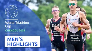 2024 World Triathlon Cup Chengdu MENS HIGHLIGHTS [upl. by Given]