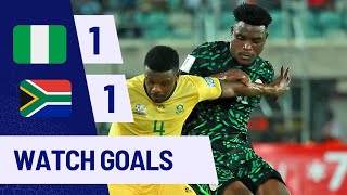 NIGERIA VS SOUTH AFRICA11WORLD CUP QUALIFIERSGOALSampHIGHLIGHTS [upl. by Sum210]