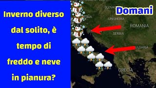 METEO  ARRIVA LA NEVE ABBONDANTISSIMA IN PIANURA QUESTA È LA DATA CONFERMATA [upl. by Erdnua]