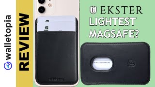 Ekster MagSafe wallet  LIGHTEST MagSafe TECH Wallet [upl. by Elihu]