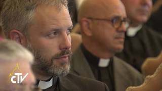 Udienza Pontificio seminario campano di Posillipo 06052017 [upl. by Freed484]