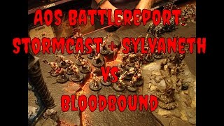 AoS BR Stormcast  Sylvaneth vs Bloodbound [upl. by Angeli]