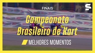 OS PRIMEIROS VENCEDORES DO CAMPEONATO BRASILEIRO DE KART 2021  sportv [upl. by Crissie]