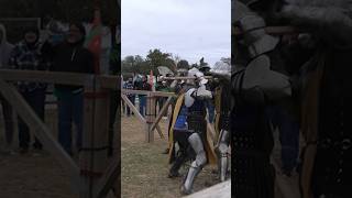 Pauldron BROKE in a FREEZING COLD All vs All Battle Royale buhurt medievalcombat armoredcombat [upl. by Onairda]