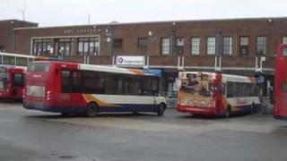 BUSES LEAVING CHICHESTER [upl. by Lettig]