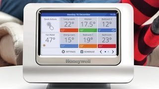 HONEYWELL EVOHOME WIRELESS WIFI MOBILE HEATING THERMOSTAT [upl. by Adamski]