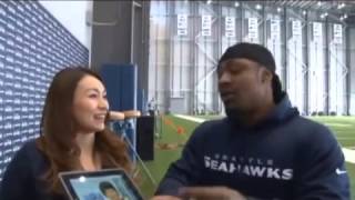 Marshawn Lynch Does A Foreign Candy Taste Test With NFL Japan [upl. by Analla]