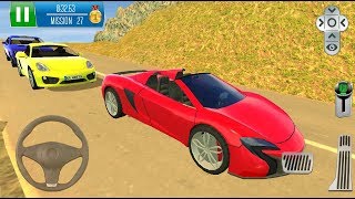 Direksiyonlu Kırmızı Araba Park Etme Oyunu  Parking Island Mountain Road  Android GamePlay 3 [upl. by Adnilec]