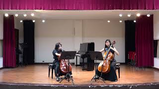 【1131政大交響沙龍】JeanBaptiste Barrière Sonata for Two Cellos in G major Mvt 1 [upl. by Etteiluj]