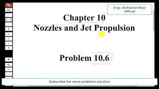 PROBLEM  106 Calculating the steam mass flowrate per unit area for a convergent divergent nozzle [upl. by Diogenes]