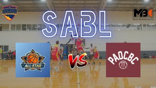 SABL Div1 R7 paocbc Vs All Star FULL GAME [upl. by Kato60]