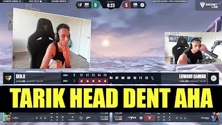 FNS amp S0M bullying Tarik for having a Head Dent from headset  EDG VS GENG  Valorant [upl. by Ellord]