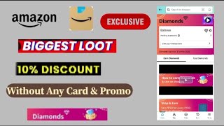 Amazon New Offer  10  Discount On Amazon New Offer  Amazon New Cashback loot offer [upl. by Carlene]