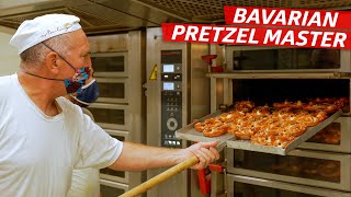 How German Pretzel Maker Ludwig Neulinger Bakes 4000 Bavarian Pretzels Daily — The Experts [upl. by Ariayek]