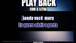 Playback Cidade Negra Ode Você Mora  Karaokê [upl. by Annoed]