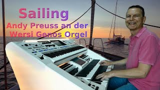 I am Sailing ❤️ Andy Preuss an der Wersi Genos Orgel  Instrumental Cover [upl. by Alfons]