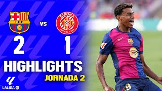 Barcelona vs Athletic Bilbao 21  RESUMEN y GOLES  Laliga 2024 [upl. by Zerat]