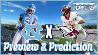 North Carolina Tar Heels vs NC Central Eagles Football  Preview amp Prediction [upl. by Aivle]