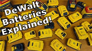 Every Dewalt Battery Explained Including PowerStack and Flexvolt [upl. by Oiretule]