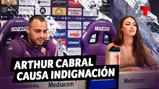 Arthur Cabral causa polémica por gesto a su jefa de prensa  Telemundo Deportes [upl. by Ahsyia445]