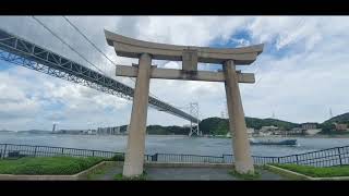 Crossing the Kanmon Tunnel between Shimonoseki and Kitakyushu  Japan  Traveler Ni [upl. by Ogait20]