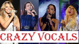 CRAZY VOCALS  FEMALE SINGERS [upl. by Enomar]