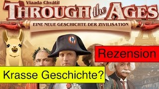 Through the Ages Brettspiel  Anleitung amp Rezension  SpieLama [upl. by Aicatan511]