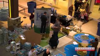 Harvesters Canstruction Time Lapse Video 2015 [upl. by Checani247]