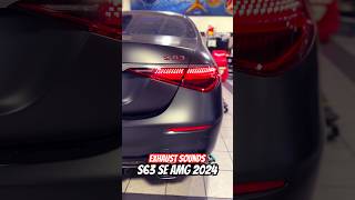 New Mercedes 2024 AMG S 63 E Performance Exhaust Sounds 🔊 s63 exhaust mercedes amg viral v8 [upl. by Alix272]