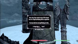 Skyrim The Serpent Stone Location HD 1080p [upl. by Gnilsia]