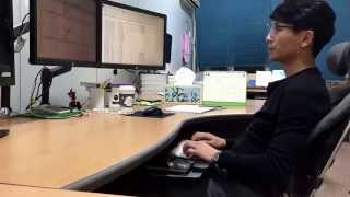 Work using the keyboard HHKB and the trackball SlimBlade in Excel 2013 [upl. by Sulrac]