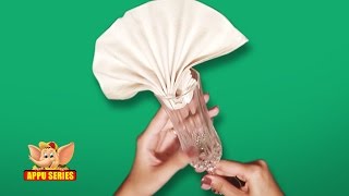 Learn the Fan Napkin Fold [upl. by Litton]