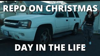 REPO ON CHRISTMAS  DAY IN THE LIFE OF A REPO AGENT  HUSTLE amp REPO [upl. by Crary849]