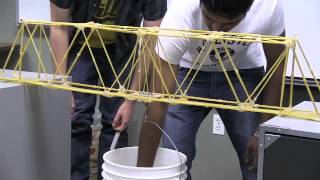 2013 Spaghetti Bridge Test [upl. by Munniks309]