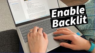 How to Turn on Keyboard Backlight on HP laptop  Enable backlit [upl. by Eamanna]